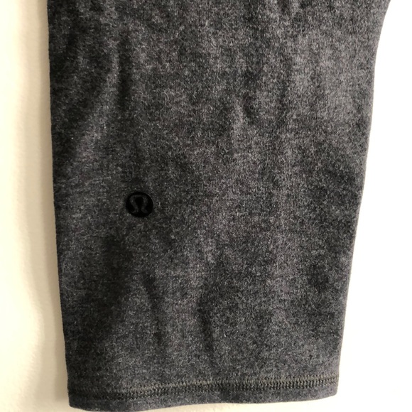 EUC! LULULEMON Capri knit high waist leggings 6 dark heathered grey - Picture 5 of 5